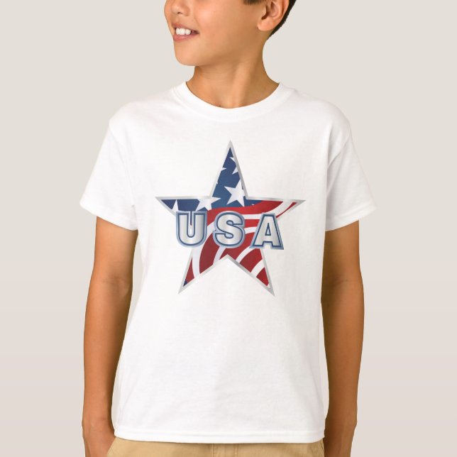 USA Star Tee (Framsida)