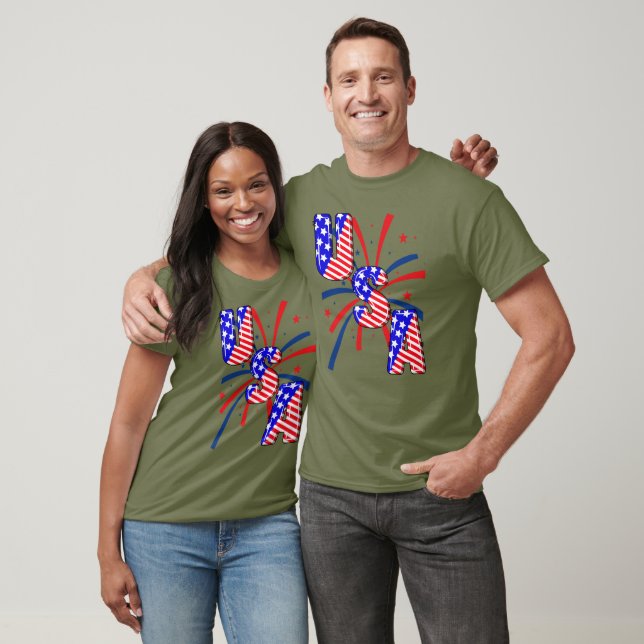 USA Starburst T Shirt (Unisex)