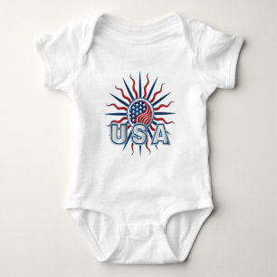USA Starburst Yin Yang T-shirt