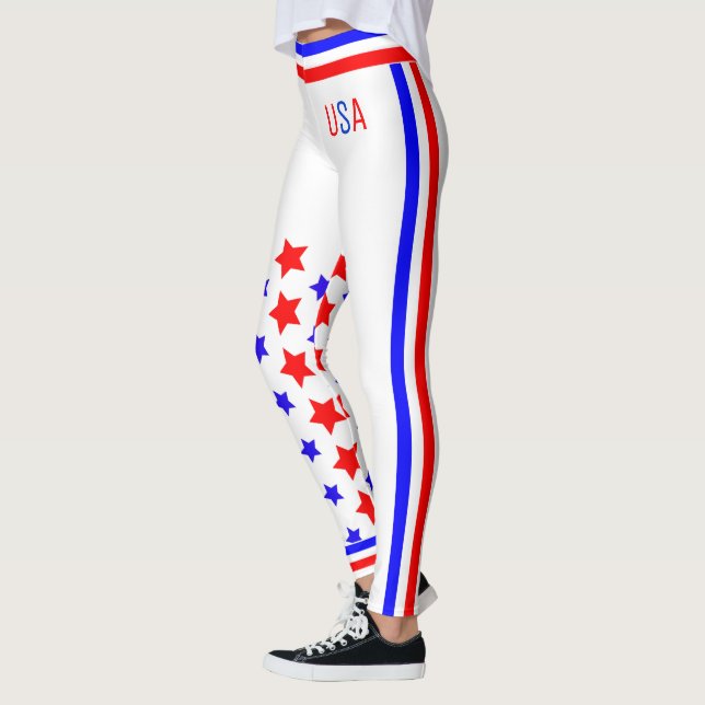 USA Stars och stripes (cust) Leggings (Vänster)