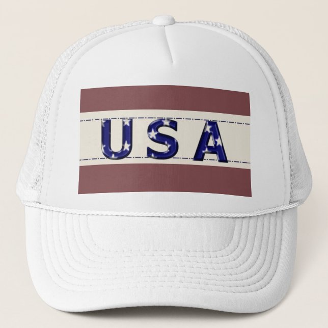 USA Stars och stripes Hat Keps (Framsida)