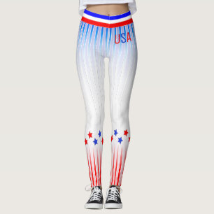 USA Stars och stripes (kassation) Leggings