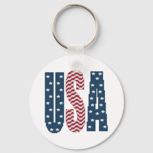 USA stars och stripes Keychain Nyckelring