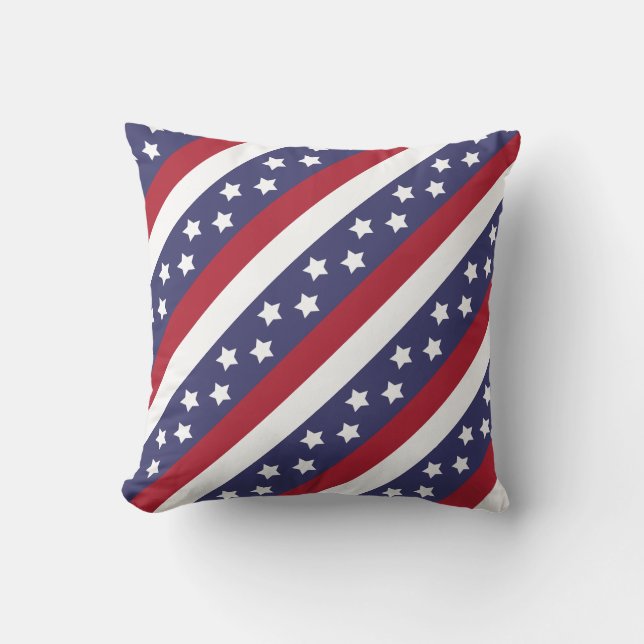 USA stars och stripes Kudde (Framsida)