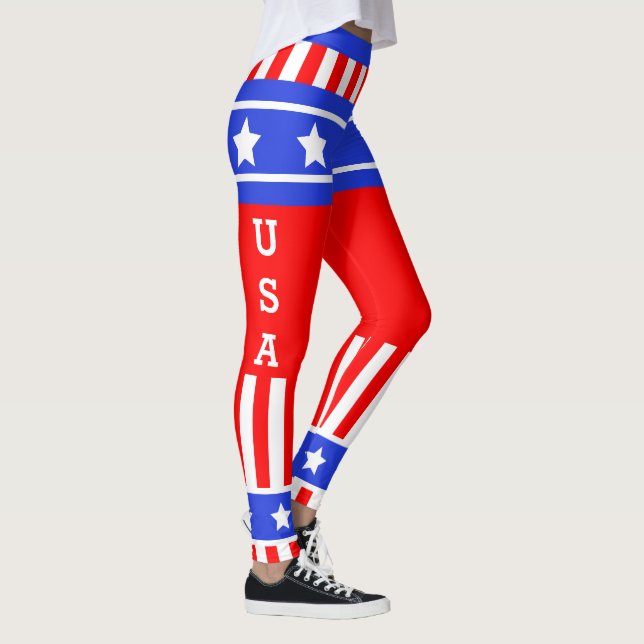 USA STARS OCH STRIPES LEGGINGS (Höger)