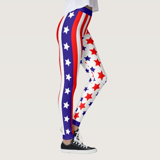 USA STARS OCH STRIPES LEGGINGS (Höger)