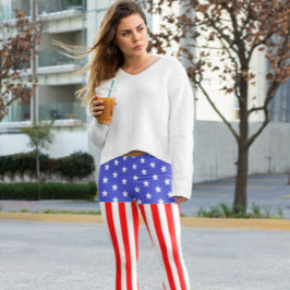 USA STARS OCH STRIPES LEGGINGS