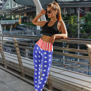 USA Stars och stripes Leggings