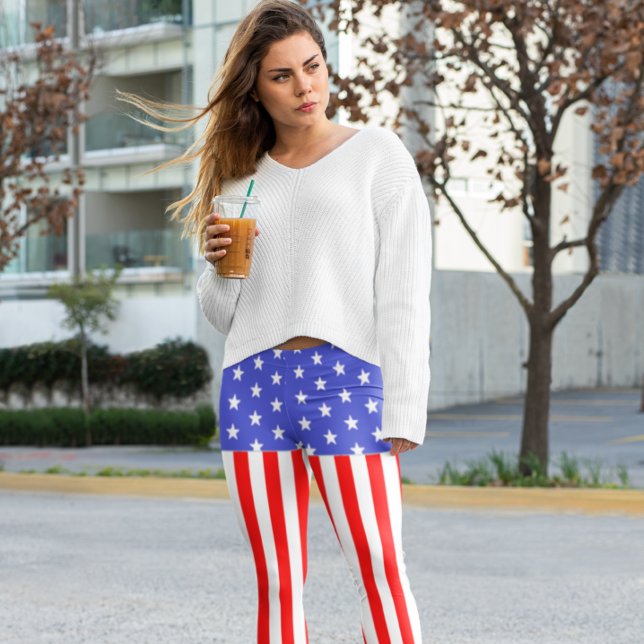 USA STARS OCH STRIPES LEGGINGS (Skapare uppladdad)