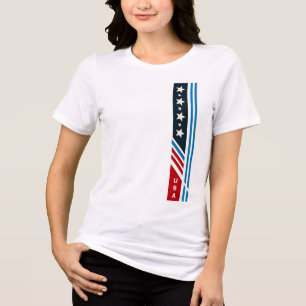 USA Stars Rand Graphic T-Shirt
