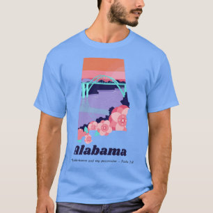 USA: Staten Alabama Psalm 28 Mitt arv och p T Shirt