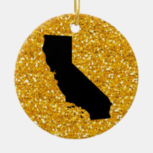 USA Stater California - SRF Julgransprydnad Keramik