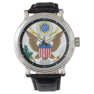 USA statsvapen symbol på en Armbandsur