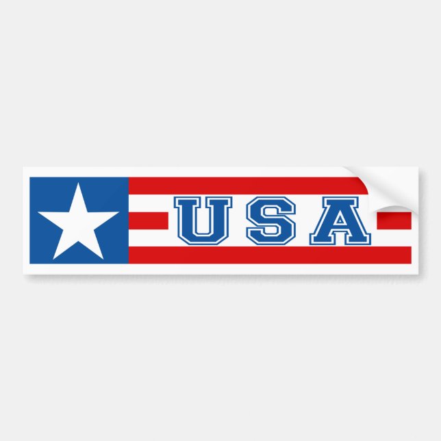 USA sticker Bildekal (Framsidan)