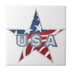 USA stjärna Kakelplatta