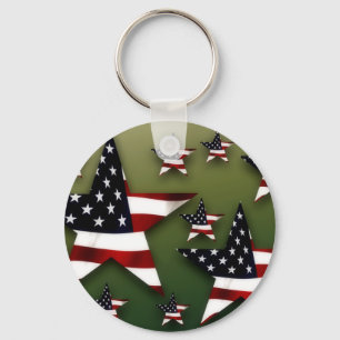 Usa-stjärnor Nyckelring