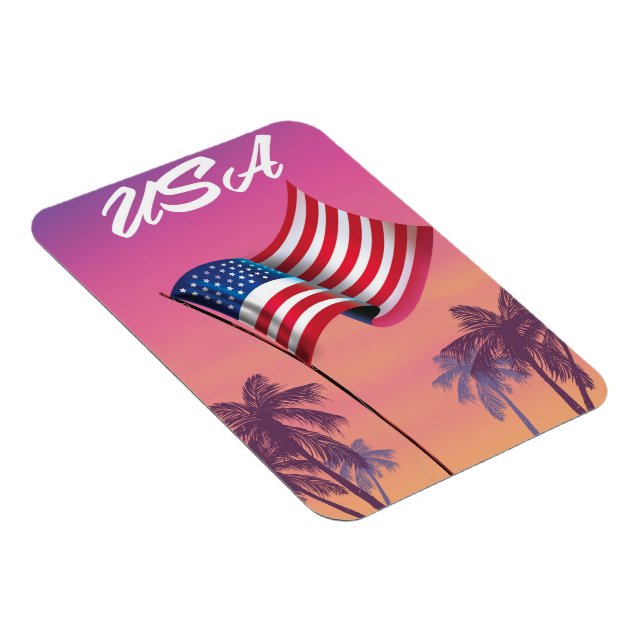 USA Stjärnor och ränder Magnet (Högersidan)