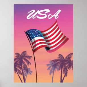 USA Stjärnor och ränder Poster