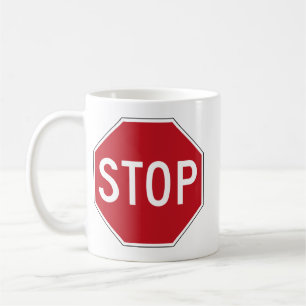 USA stoppet undertecknar Kaffemugg