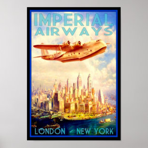 " USA/Storbritannien: 1950 New York City - Imerpia Poster