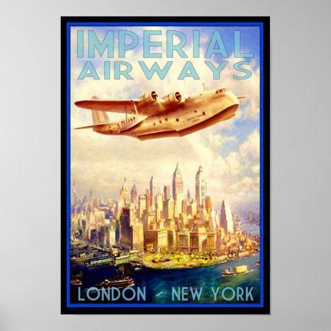 " USA/Storbritannien: 1950 New York City - Imerpia Poster (Framsidan)
