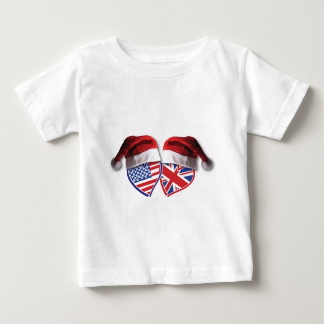 USA-Storbritannien-Tomtehattar T-shirt (Framsida)