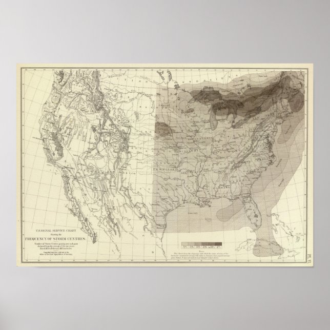 USA Storm Centers Poster (Framsidan)