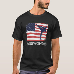 Usa Summer Sports Flagga Taekwondo Team Gear T Shirt