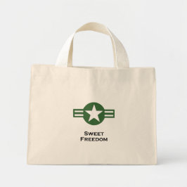 USA Sweet Freedom Grönt Mini Tygkasse