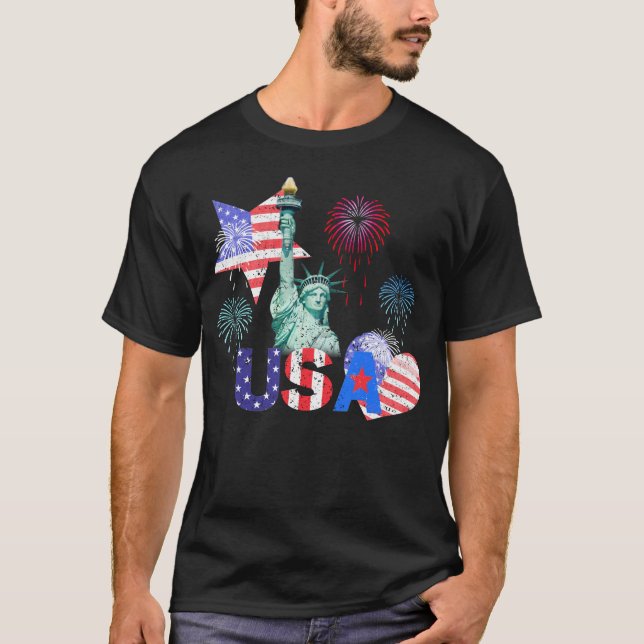 USA T SHIRT (Framsida)