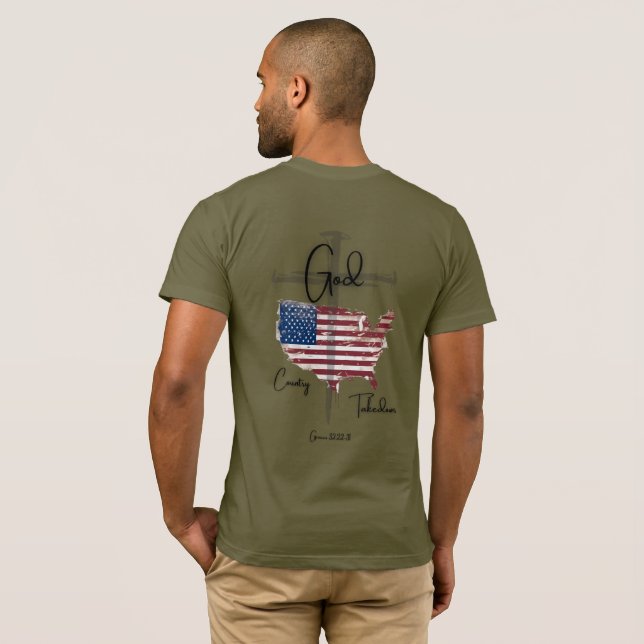 USA  T SHIRT (Hel baksida)