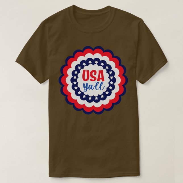 USA T SHIRT (Design framsida)