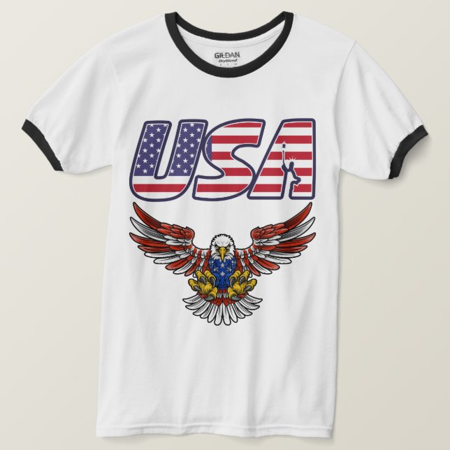 USA T SHIRT (Design framsida)