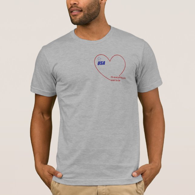 USA T SHIRT (Framsida)