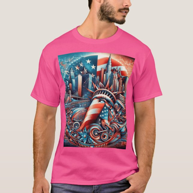 USA T-Shirt Trender 2025: Från Minimalist till Max (Framsida)
