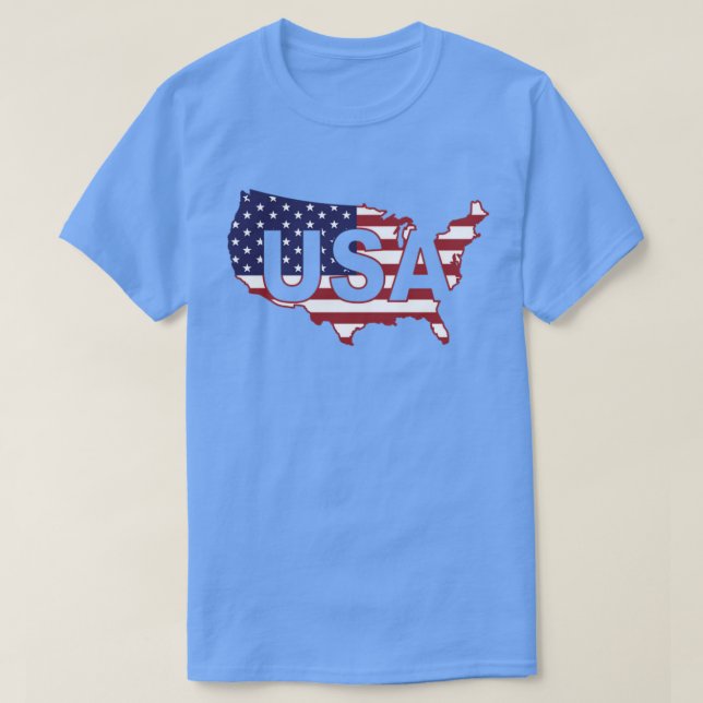 USA T Shirt Women Manar Kids Patriotic American Fl (Design framsida)
