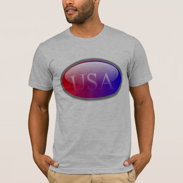 USA T skjorta Tee Shirt (Framsida)