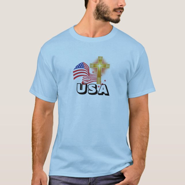 USA T-tröja By: Antsafire Tee Shirt (Framsida)