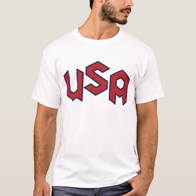USA T-tröja T-shirt (Framsida)