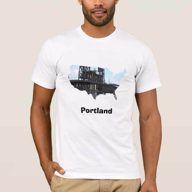USA T-tröja T-shirt (Framsida)