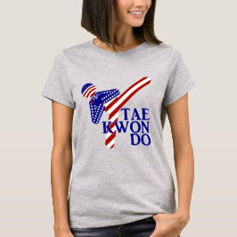 USA Taekwondo Kick (1) Tee