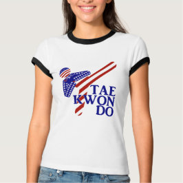USA Taekwondo Kick (1) Tee Shirt