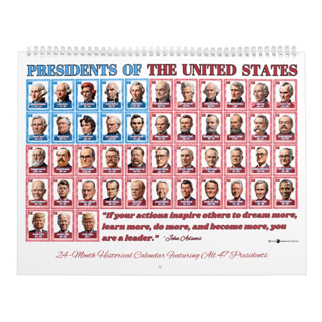USA-talmän citerar historikkalender Kalender (Omslag)