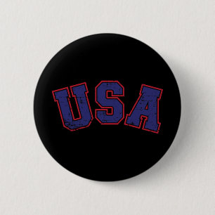 Usa Team För Patriotisk Självständighetsdag Den 4 Knapp