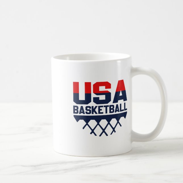 Usa Team Sports Basketboll  Kaffemugg (Höger)