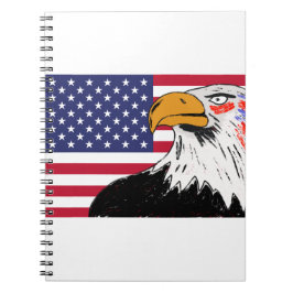 USA Teckning i en Eagle Anteckningsbok