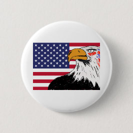 USA Teckning i en Eagle Knapp