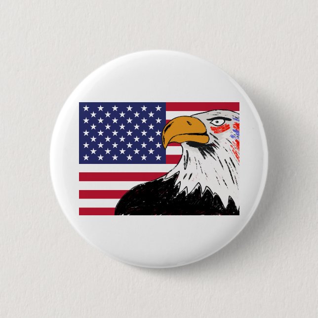 USA Teckning i en Eagle Knapp (Framsida)