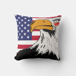 USA Teckning i en Eagle Kudde