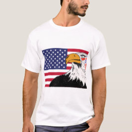 USA Teckning i en Eagle T Shirt